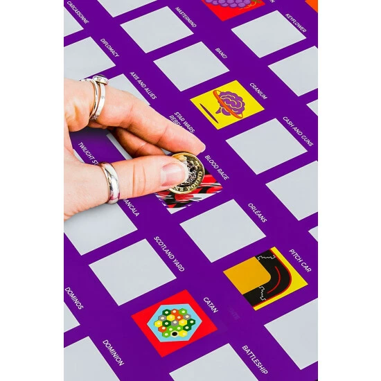 Gift Republic 100 Board Games Scratch Off Bucket List Poster For Unisex 4 Gift Republic 100 Board Games Scratch Off Bucket List Poster For Unisex - Image 2