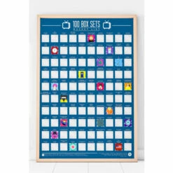 Gift Republic 100 TV Box Sets Scratch Off Bucket List Poster For Unisex -Find Me A Gift Store unnamed file 1100