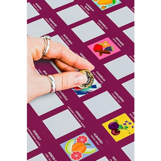 Gift Republic 100 Wines Scratch Off Bucket List Poster For Unisex 4 Gift Republic 100 Wines Scratch Off Bucket List Poster For Unisex - Image 2