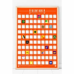 Gift Republic 100 Craft Beers Scratch Off Bucket List Poster For Unisex 15 Gift Republic 100 Craft Beers Scratch Off Bucket List Poster For Unisex -Find Me A Gift Store unnamed file 1298