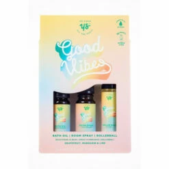 Aroma Home Good Vibes Set - Bath Oil, Room Spray & Rollerball For Unisex -Find Me A Gift Store unnamed file 1489