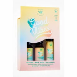 Aroma Home Good Vibes Set - Bath Oil, Room Spray & Rollerball For Unisex -Find Me A Gift Store unnamed file 1493