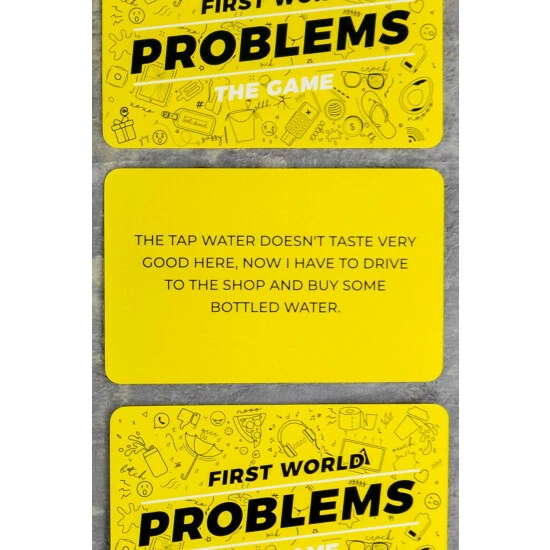 Gift Republic First World Problems Card Game For Unisex 5 Gift Republic First World Problems Card Game For Unisex - Image 3