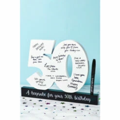 Royal County 50th Birthday Signature Numbers For Unisex