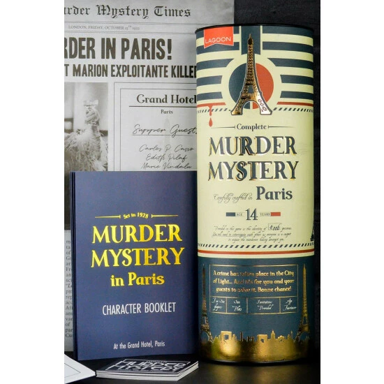 Lagoon Murder Mystery In Paris in Whiskey Gift Box For Unisex 5 Lagoon Murder Mystery In Paris in Whiskey Gift Box For Unisex - Image 3