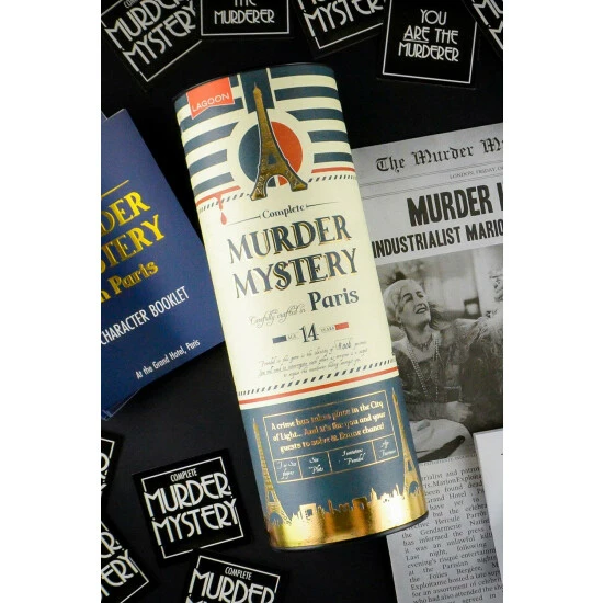 Lagoon Murder Mystery In Paris in Whiskey Gift Box For Unisex 9 Lagoon Murder Mystery In Paris in Whiskey Gift Box For Unisex - Image 7