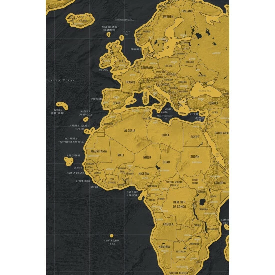 Luckies Scratch Map Deluxe Edition For Unisex 4 Luckies Scratch Map Deluxe Edition For Unisex - Image 2