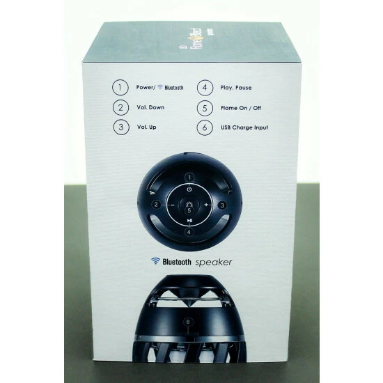 Find Me A Gift Bluetooth Speaker With LED Flame Effect For Unisex 4 Find Me A Gift Bluetooth Speaker With LED Flame Effect For Unisex - Image 3