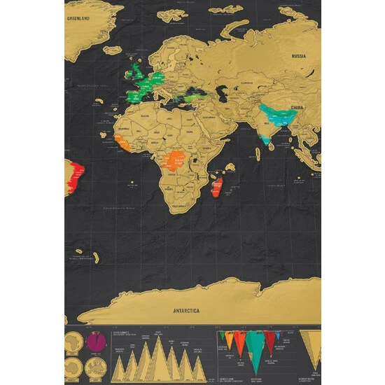 Luckies Scratch Map Deluxe Edition For Unisex 6 Luckies Scratch Map Deluxe Edition For Unisex - Image 4