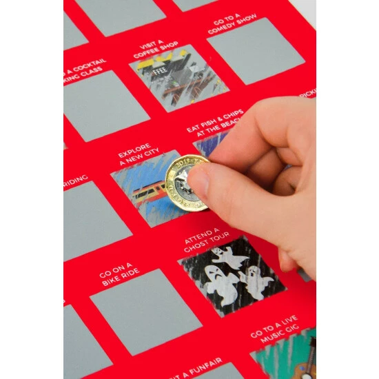 Gift Republic 100 Dates Scratch Off Bucket List Poster For Unisex 5 Gift Republic 100 Dates Scratch Off Bucket List Poster For Unisex - Image 3