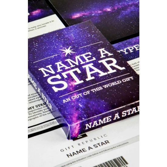 Gift Republic Name A Star Gift Set For Unisex 7 Gift Republic Name A Star Gift Set For Unisex - Image 5