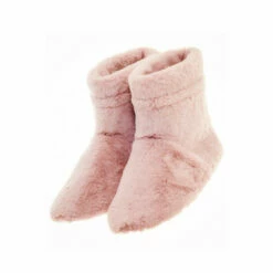Aroma Home Microwaveable Pink Faux Fur Slipper Boots For Female -Find Me A Gift Store unnamed file 348
