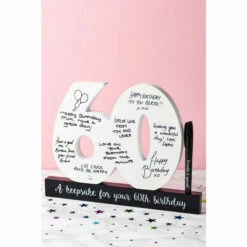 Royal County 60th Birthday Signature Number For Unisex