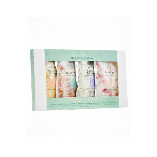 Aroma Home Renew And Restore Bath Salts Set For Unisex 3 Aroma Home Renew And Restore Bath Salts Set For Unisex
