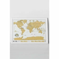 Luckies Scratch Map For Unisex