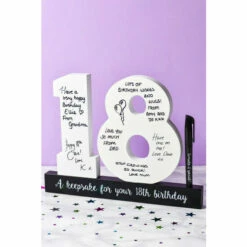 Royal County 18th Birthday Signature Numbers For Unisex