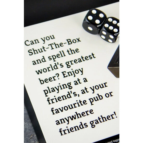 Guinness Shut The Box Game For Unisex 4 Guinness Shut The Box Game For Unisex - Image 2