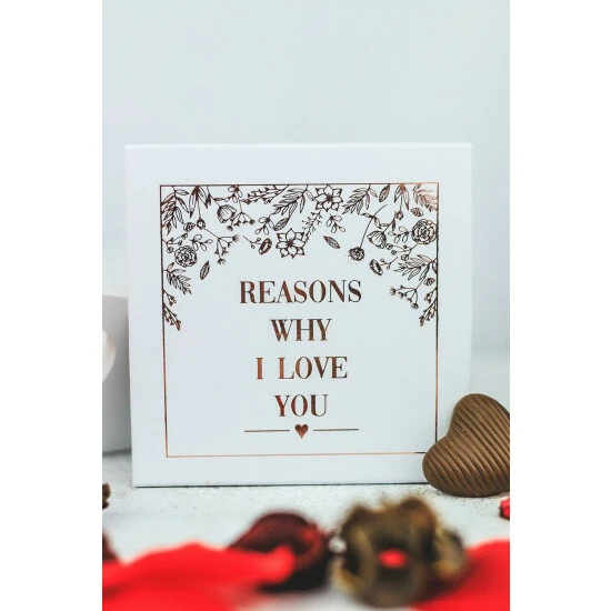 Find Me A Gift Personalise Yourself Scratch Off Reasons Why I Love You Box Of Cards (White & Rose Gold) For Unisex 7 Find Me A Gift Personalise Yourself Scratch Off Reasons Why I Love You Box Of Cards (White & Rose Gold) For Unisex - Image 5