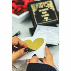 Find Me A Gift Personalise Yourself Scratch Off Reasons Why I Love You Box Of Cards (Black & Gold) For Unisex -Find Me A Gift Store unnamed file 951